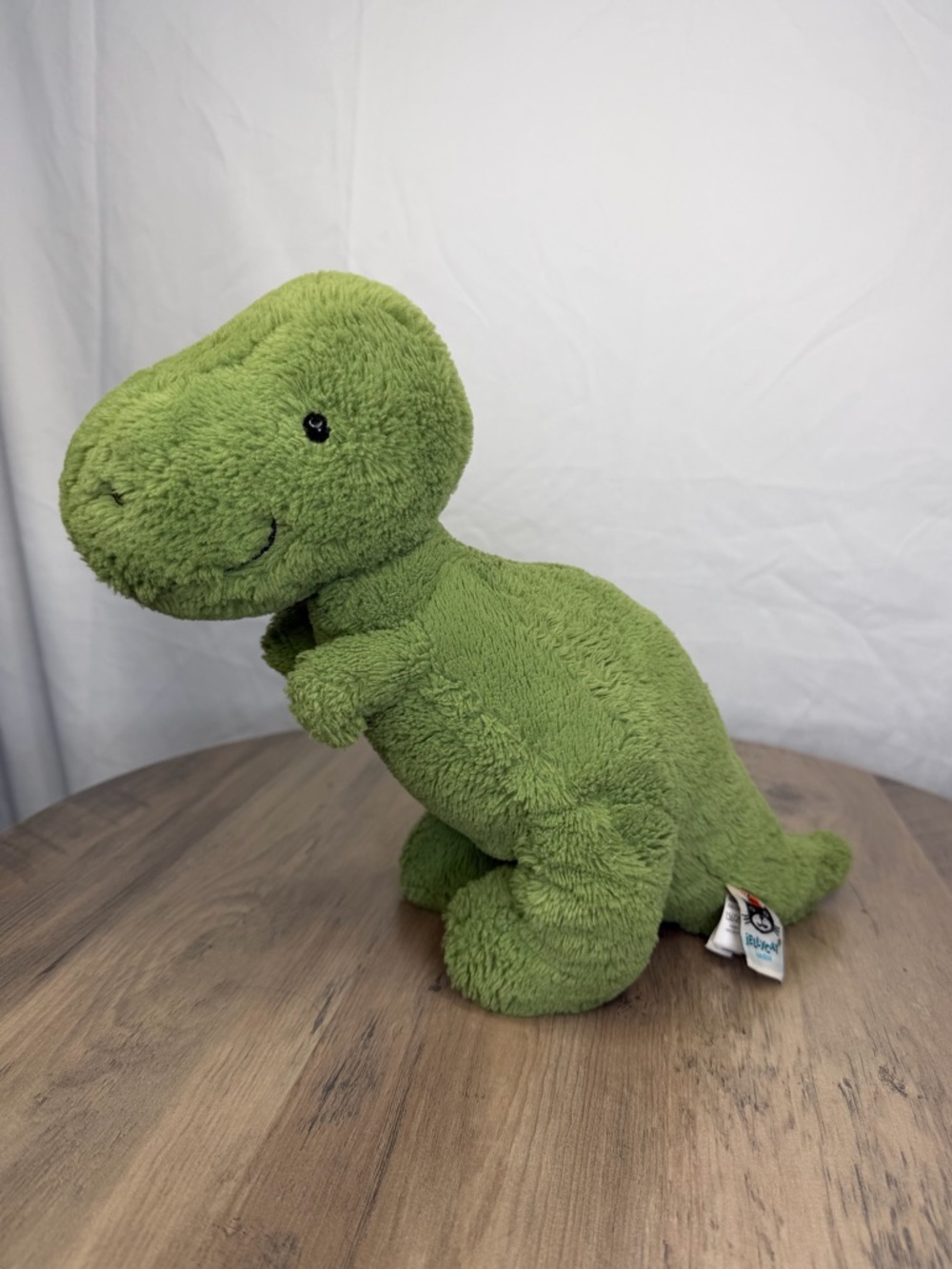 Retired Jellycat  Fossilly T-Rex Plush Dinosaur in Green  / Medium